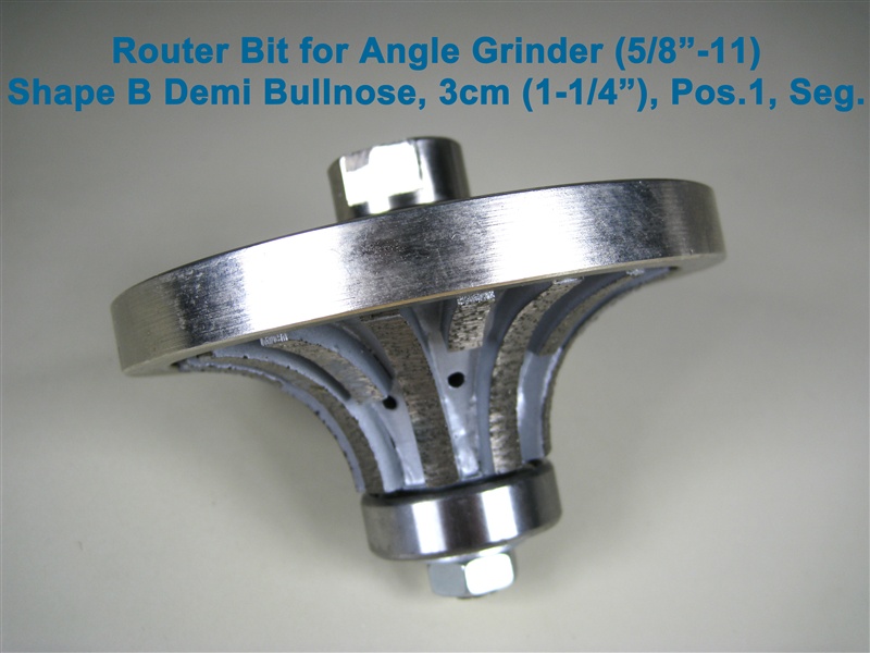 Sintered Segmented Router Bit for Hand-held Grinder