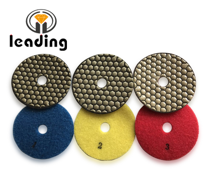 Leading 3 Step Dry Diamond Polishing Pads