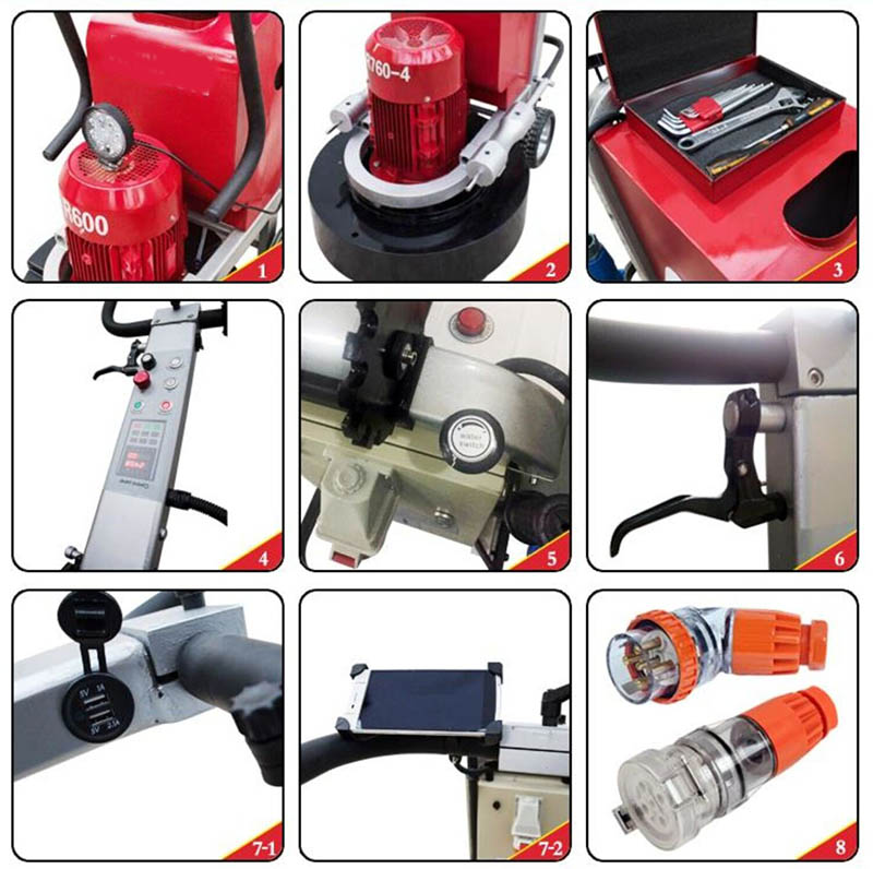 R590 Used Concrete Floor Grinder,Concrete Floor Machine Two Year Warranty For Hot Sale